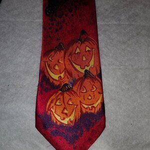 Vintage Rare Find PMS International Halloween Collection Men's Necktie